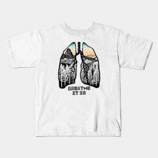 Breathe It In For Plant Lover | Plantholic Kids T-Shirt